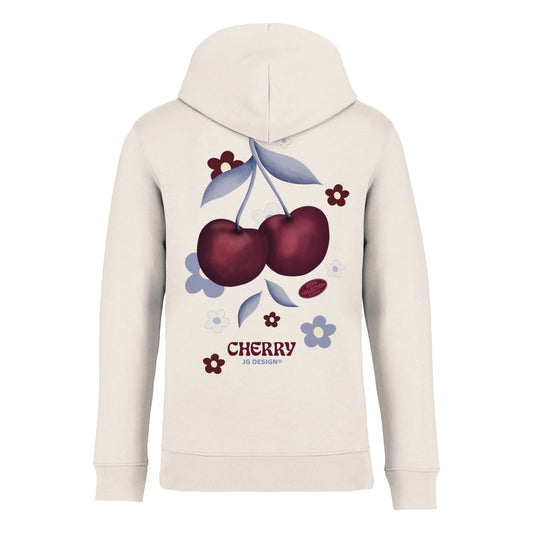 SWEAT A CAPUCHE UNISEXE ÉCORESPONSABLE CHERRY