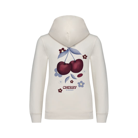 SWEAT A CAPUCHE ENFANT ÉCORESPONSABLE CHERRY