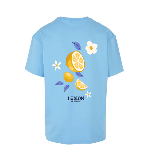 T-SHIRT BLEU OVERSIZE UNISEX LEMON